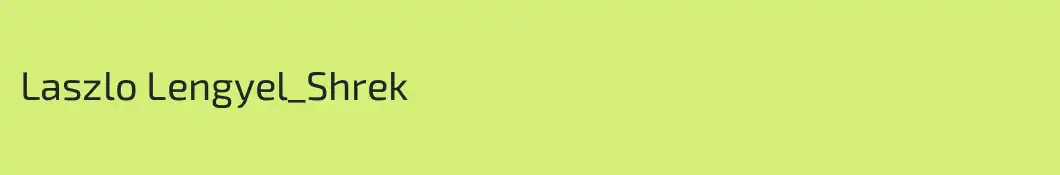 Laszlo Lengyel_Shrek